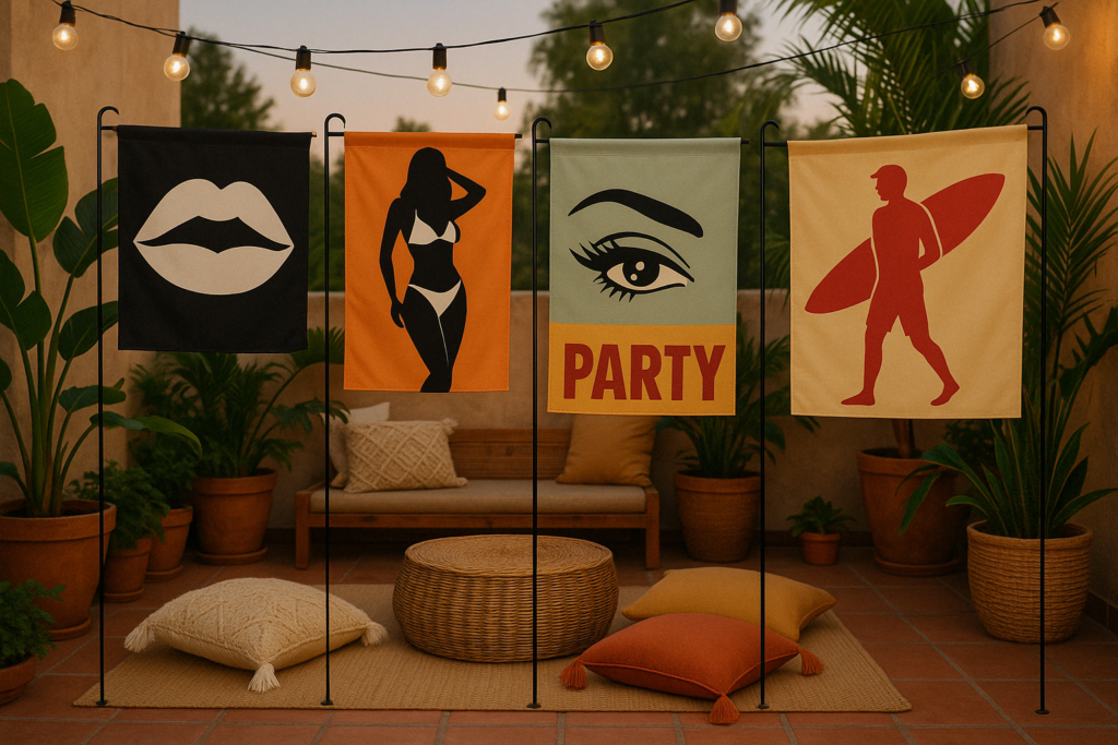 Sensual Garden Flags